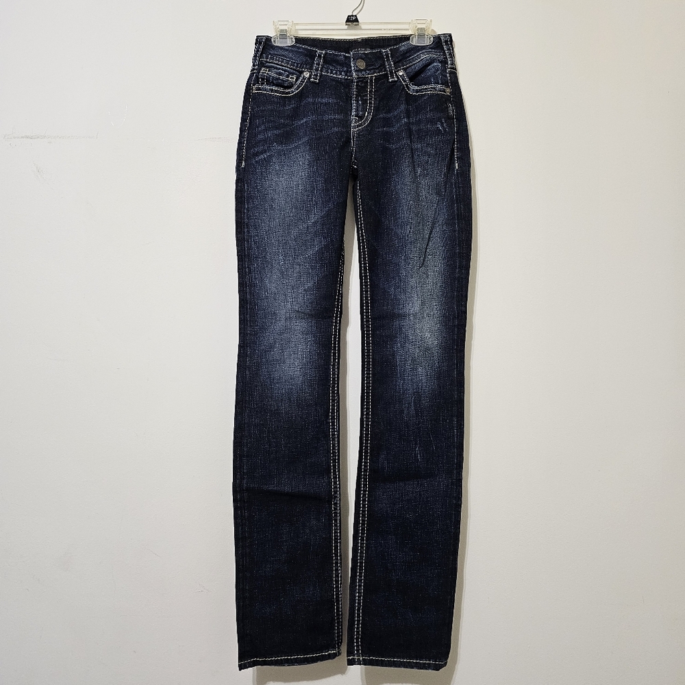 Silver Suki Straight Cut Jeans